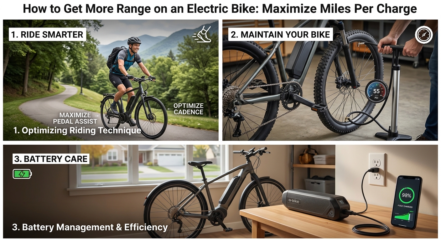 maximize electric bike distance